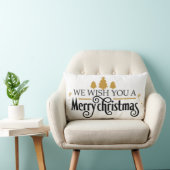 聖降誕祭お目出度う ランバークッション (椅子)