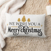 聖降誕祭お目出度う ランバークッション (ブランケット)