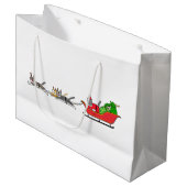 聖降誕祭お目出度う ラージペーパーバッグ (正面アングル)