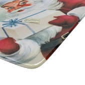 聖降誕祭お目出度う(ヴィンテージサンタクロース) カッティングボード (角)