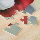 聖降誕祭お目出度う(ヴィンテージサンタクロース) ジグソーパズル (側面)