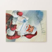 聖降誕祭お目出度う(ヴィンテージサンタクロース) ジグソーパズル (横)