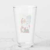 聖降誕祭お目出度う(ヴィンテージサンタクロース) タンブラーグラス (裏面)