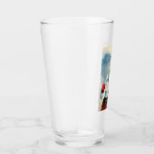 聖降誕祭お目出度う(ヴィンテージサンタクロース) タンブラーグラス (右)