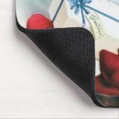 聖降誕祭お目出度う(ヴィンテージサンタクロース) マウスパッド (コーナー)