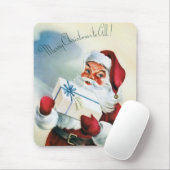 聖降誕祭お目出度う(ヴィンテージサンタクロース) マウスパッド (マウス)