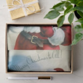 聖降誕祭お目出度う(ヴィンテージサンタクロース) 薄葉紙 (ギフト)