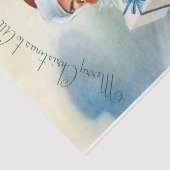 聖降誕祭お目出度う(ヴィンテージサンタクロース) 薄葉紙 (詳細)