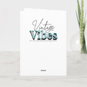 聖降誕祭お目出度う |ヴィンテージ カード (裏面)