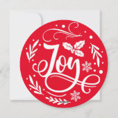 聖降誕祭お目出度う |丸写真 シーズンカード (裏面)