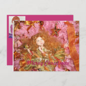 聖降誕祭お目出度う…愛と共に送り込む シーズンポストカード (正面/裏面)