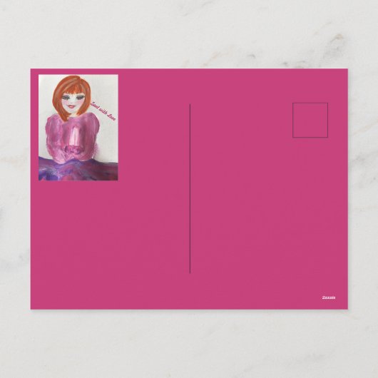 聖降誕祭お目出度う…愛と共に送り込む シーズンポストカード (裏面)