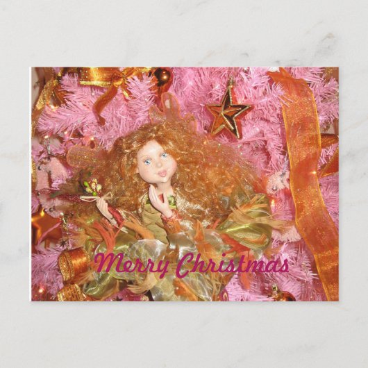 聖降誕祭お目出度う…愛と共に送り込む シーズンポストカード (正面)