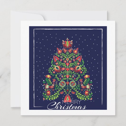 聖降誕祭お目出度う 招待状 (正面)