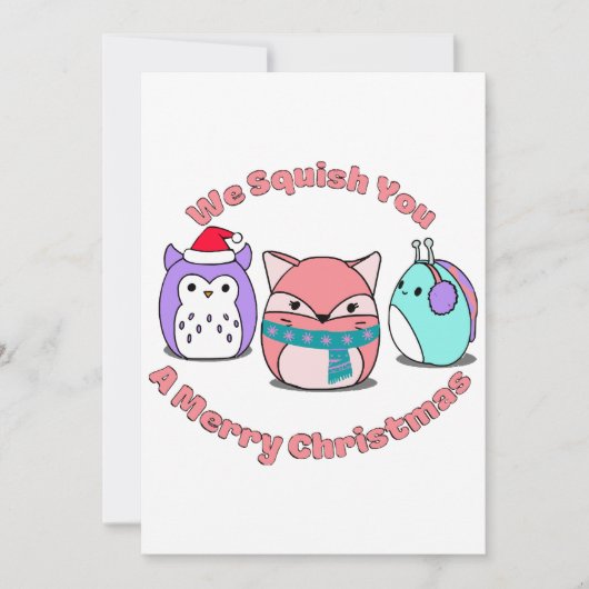 聖降誕祭お目出度う 招待状 (正面)