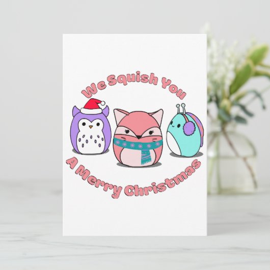 聖降誕祭お目出度う 招待状 (スタンド正面)