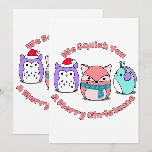 聖降誕祭お目出度う 招待状 (正面/裏面)