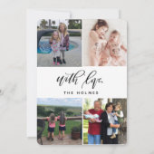 聖降誕祭お目出度う 招待状 (裏面)