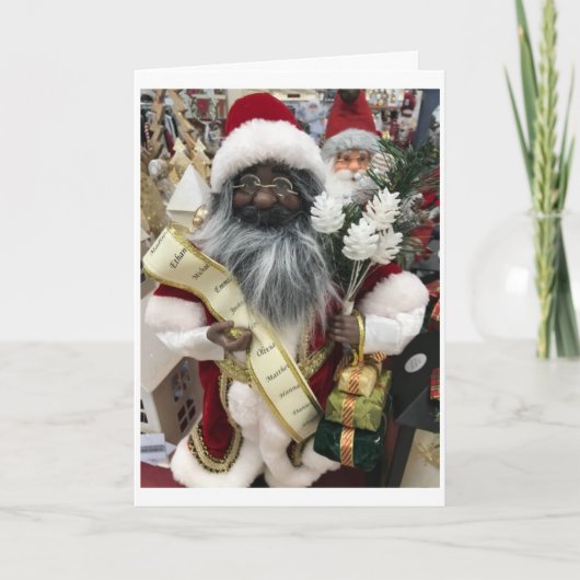 ※聖降誕祭お目出度う、新年おめでとう。 カード (正面)