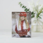 聖降誕祭お目出度う、新年お目出度う  ポストカード (スタンド正面)