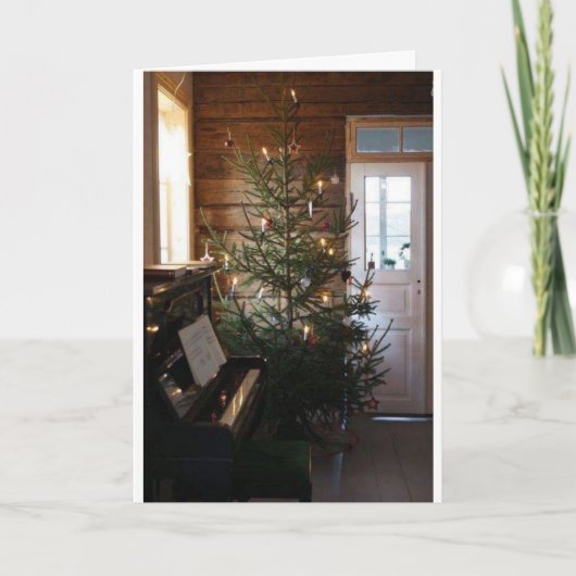 **聖降誕祭お目出度う**特別時間の特別な人々 シーズンカード (正面)