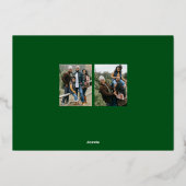 聖降誕祭お目出度う 箔シーズンカード (裏面)