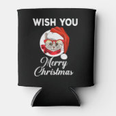 聖降誕祭お目出度う 缶クーラー (正面)