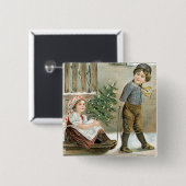 聖降誕祭お目出度う！ 缶バッジ (正面&裏面)