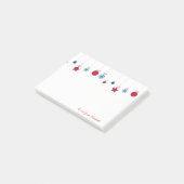 聖降誕祭お目出度う、聖降誕祭お巡パーソナライズされたり ポストイット (アングル)