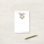 聖降誕祭お目出度う、聖降誕祭お巡パーソナライズされたり ポストイット (デスク上)