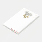 聖降誕祭お目出度う、聖降誕祭お巡パーソナライズされたり ポストイット (アングル)