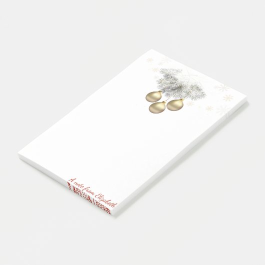 聖降誕祭お目出度う、聖降誕祭お巡パーソナライズされたり ポストイット (アングル)