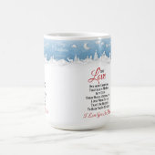 聖降誕祭お目出度う、聖降誕祭お祝い コーヒーマグカップ (中央)