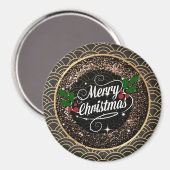 聖降誕祭お目出度う、輝く、輝く。 マグネット (正面/裏面)