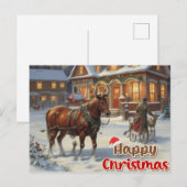 聖降誕祭お目出度う – 007 シーズンポストカード (正面/裏面)