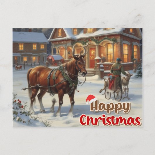 聖降誕祭お目出度う – 007 シーズンポストカード (正面)