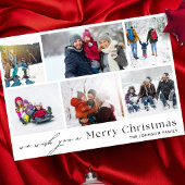聖降誕祭お目出度う | 6フォトコラージュ シーズンカード