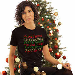 聖降誕祭お目出度う Tシャツ