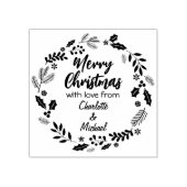 聖降誕祭お目出度カスタムう(クリスマス)。 ラバースタンプ (インプリント)