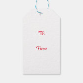 聖降誕祭お目出度メリーう ギフトタグ (裏面)