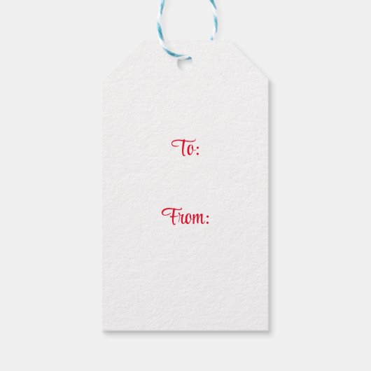 聖降誕祭お目出度メリーう ギフトタグ (裏面)