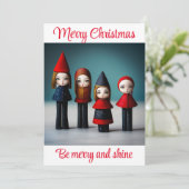 聖降誕祭お目出度メリーう シーズンカード (スタンド正面)