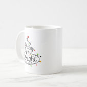 聖降誕祭お目出度メリーう、聖降誕祭のお告げ騒ぎ コーヒーマグカップ (正面左)