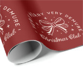 聖降誕祭お目出度名門私立校風のう ラッピングペーパー (ロールコーナー)