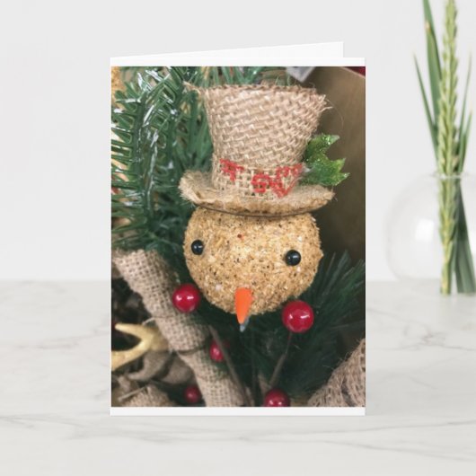 聖降誕祭お目出度**う時** カード (正面)