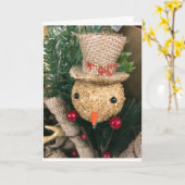 聖降誕祭お目出度**う時** カード (黄色い花)