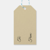 聖降誕祭お目出度 ギフトタグ (裏面)