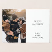 聖降誕祭お祝い銀貨 箔カード (内部)