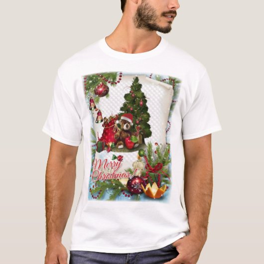 聖降誕祭お祝い Tシャツ (正面)
