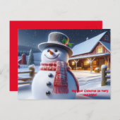 聖降誕祭が輝メリーいて欲しい シーズンポストカード (正面/裏面)